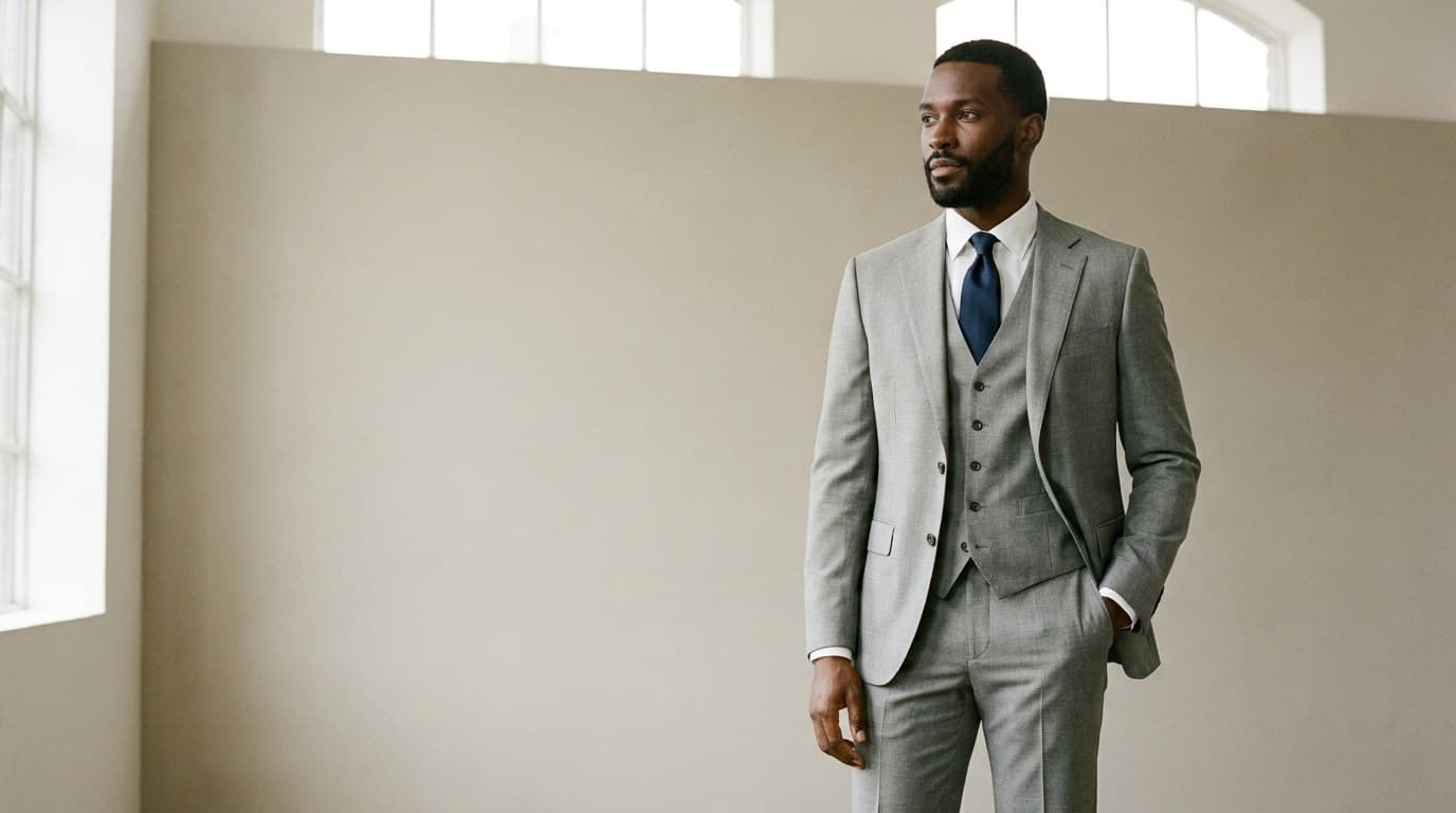 Complet gris clair — Le Boulevard Mode Masculine