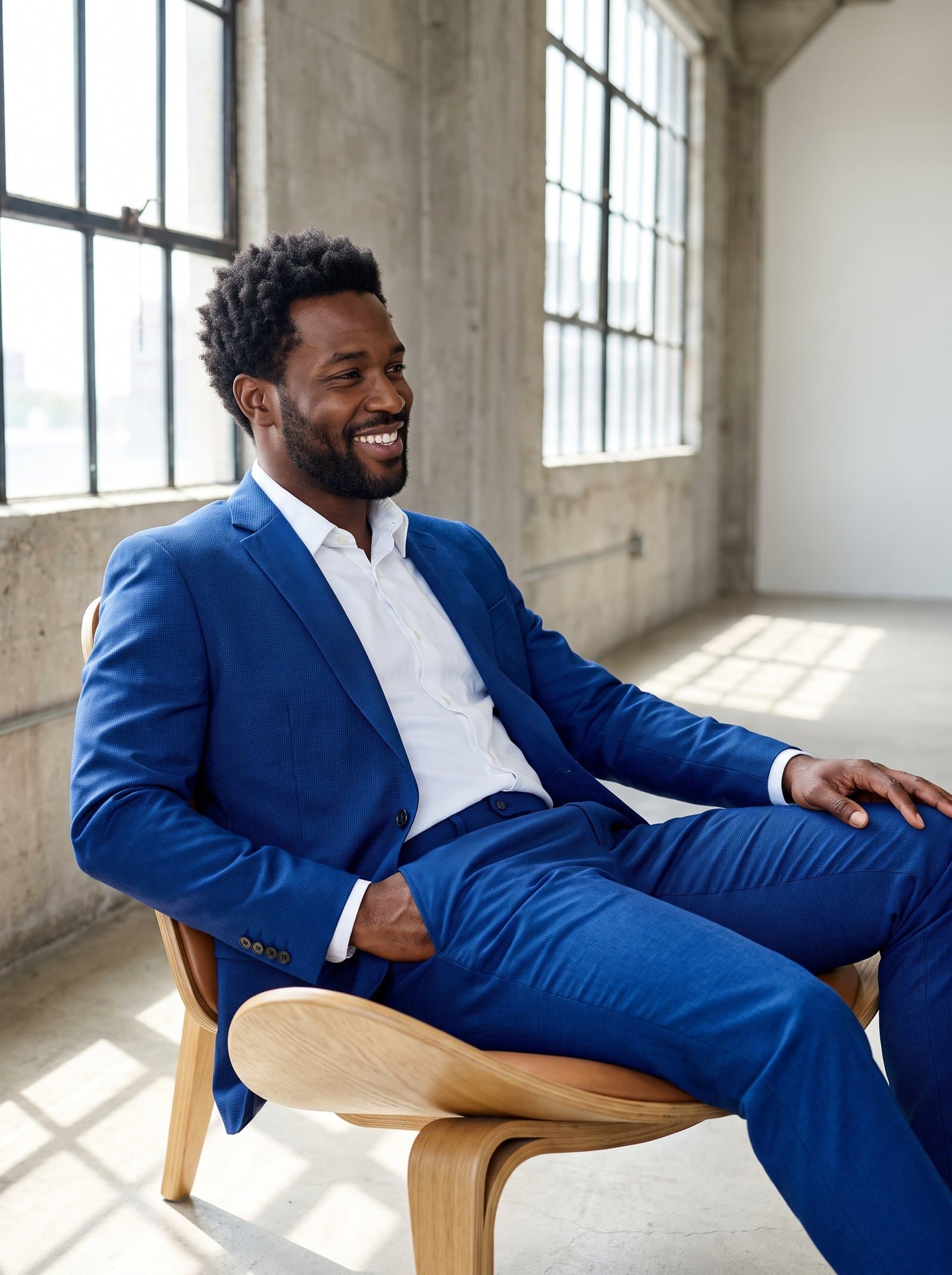 Complet bleu royal — Le Boulevard Mode Masculine